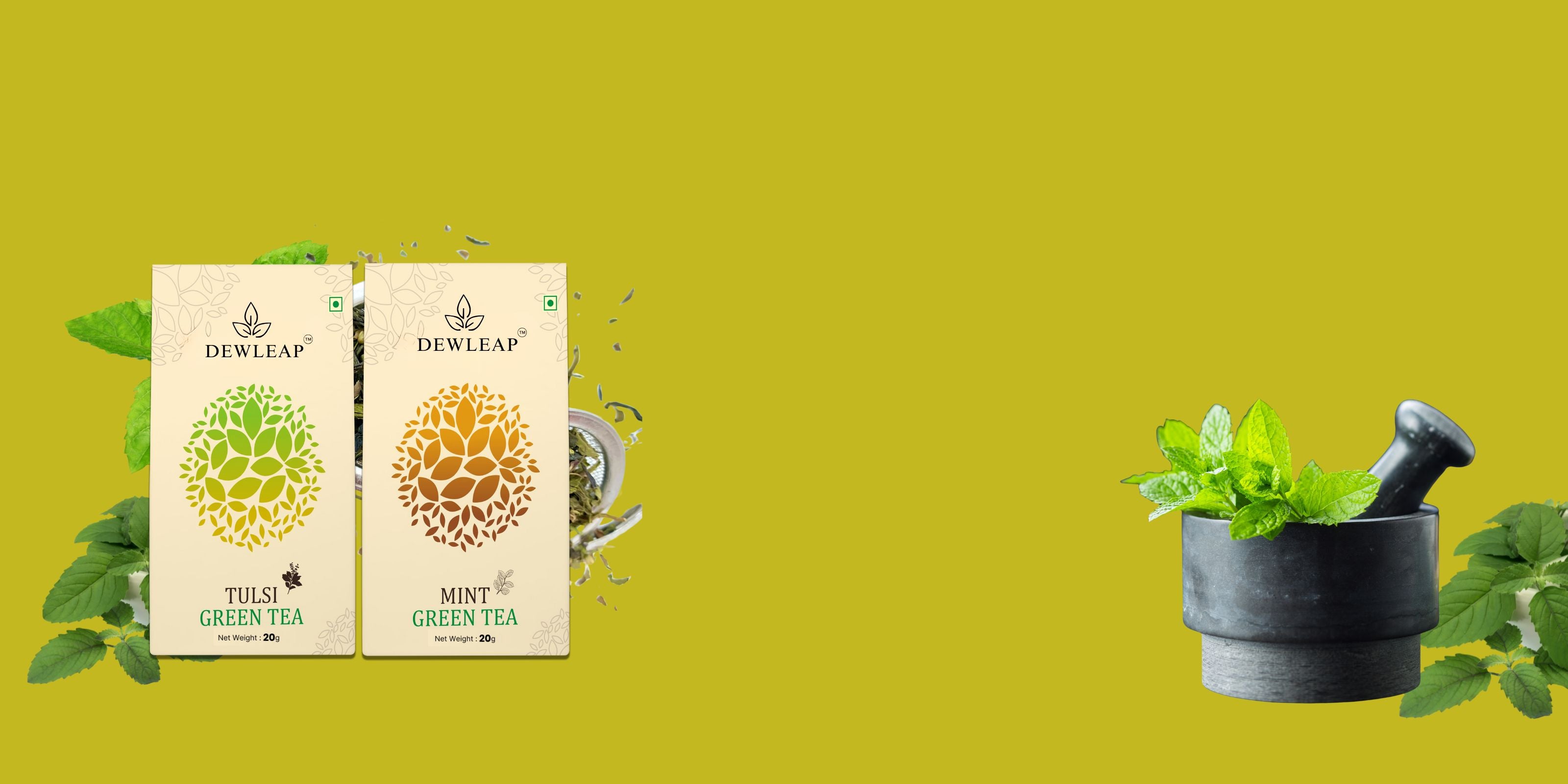 tulsi mint green tea, detox tea, mint green tea, ayurvedic tulsi tea, tusi green tea, mint green tea , dewleap tea, dewleap green tea
