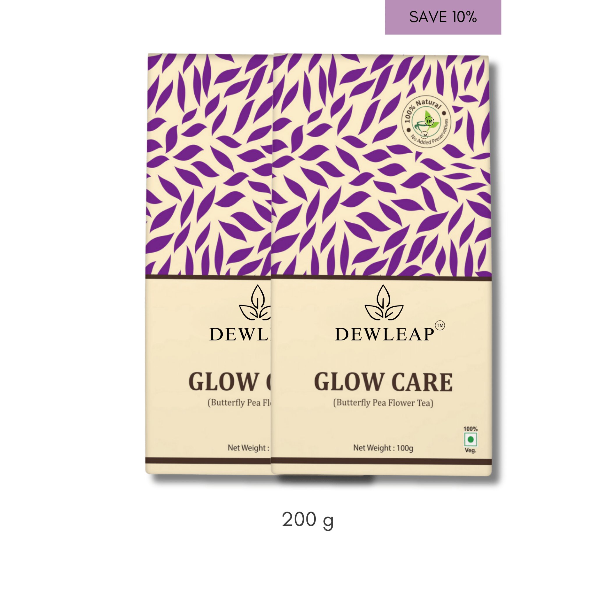 natural blue tea known as butterfly pea flower by dewleap