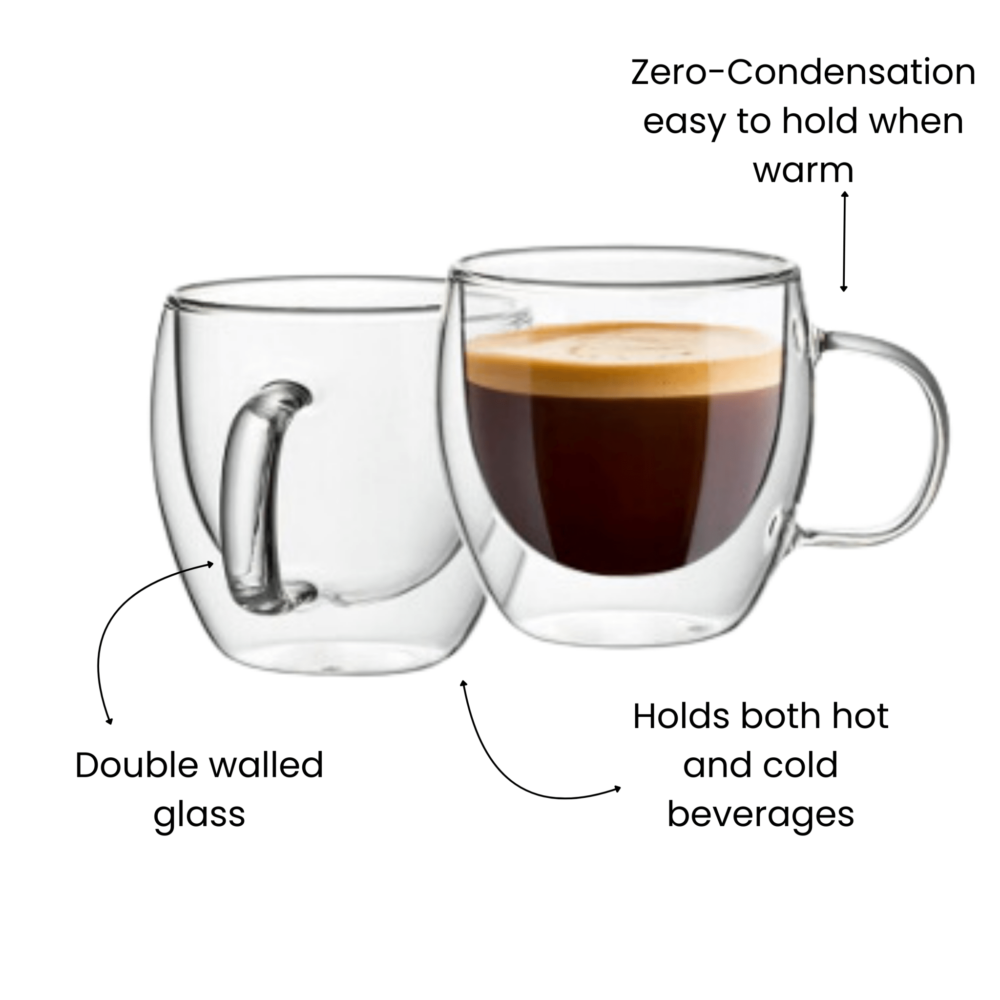 double wall tea cup, double wall tea glass cup, tea cup with handle, double wall tea cup with holder, double wall tea glass cup