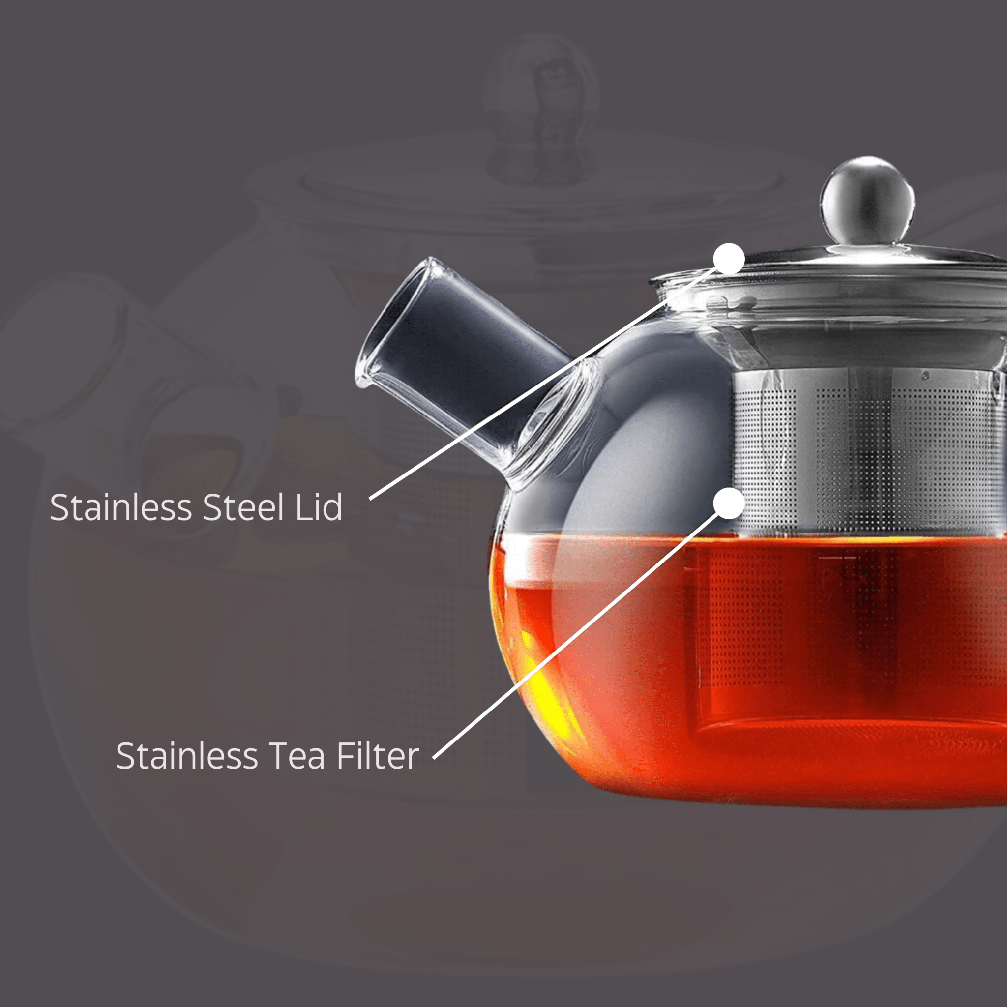 tea infuser kettle, tea infuser mug, glass tea pot, glass tea pot with infuser, stainless steel tea infuser with glass pot, steel tea filter with glass pot, glass tea pot with stainless steel infuser, glass tea pot, glass tea kettle for gas stove, borosilicate glass tea kettle, glass tea kettle with strainer