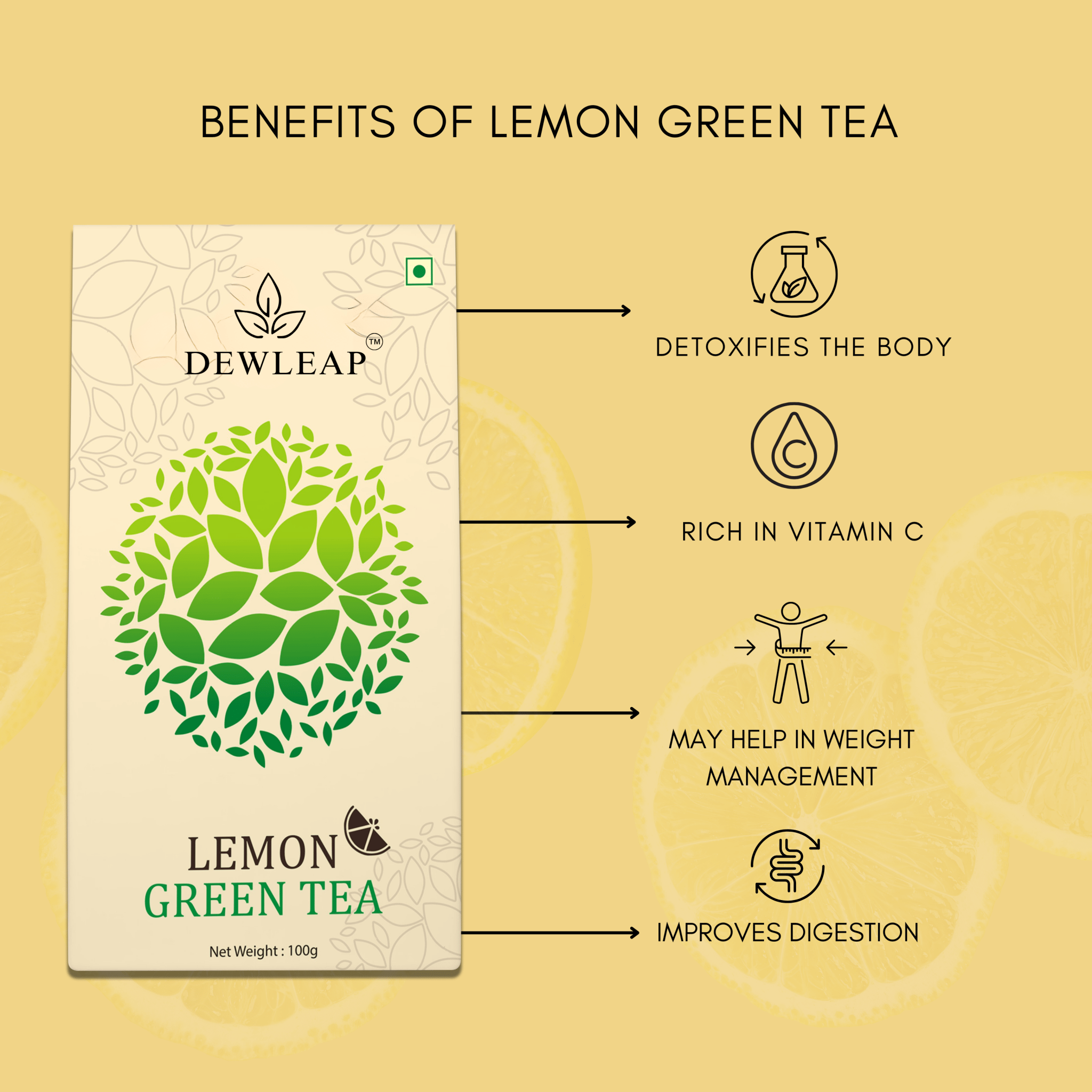 benefits of lemon green tea by Dewleap