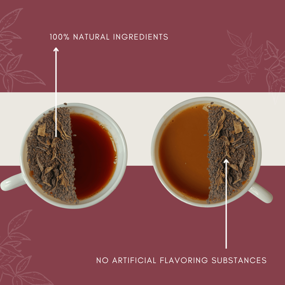 color of best assam tea online with and without mill