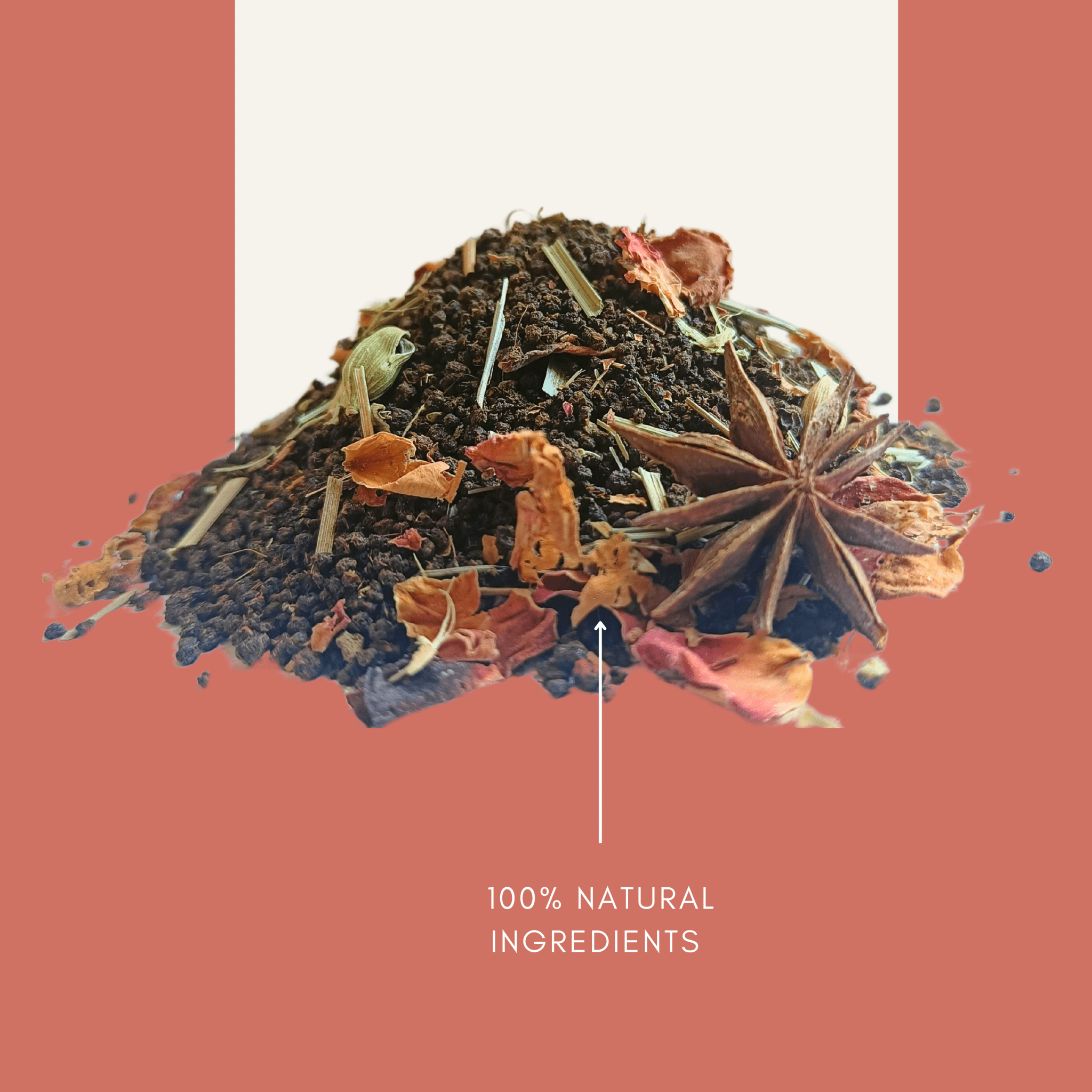 best masala tea with indian spices and herbs as natural ingredient